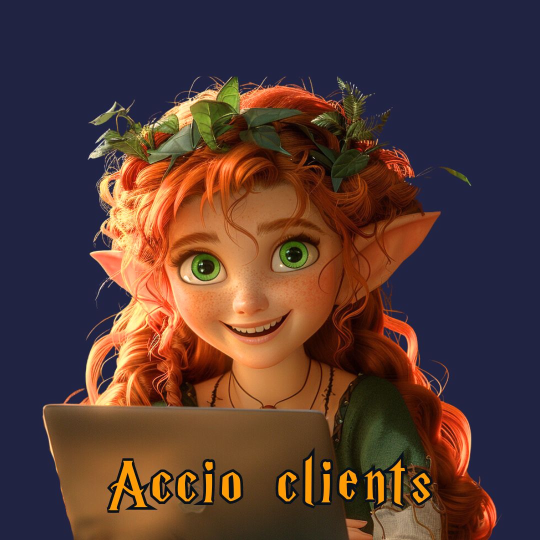 דף נחיתה של קורס ACCIO CLIENTS